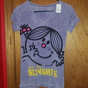 Purple Little Miss Sunshine tee
